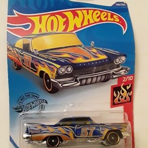 Hot wheels car,  57 Plymouth